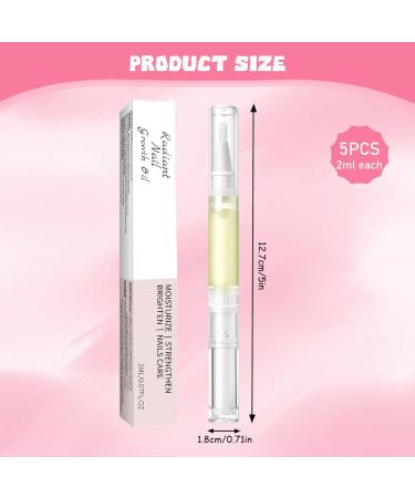 Stylo huile de croissance des ongles ensemble de stylos cuticules 5pcs pour r paration des ongles cuticule pour hydrater la peau et r sistance outils de soins portables la maison - Buy Online on GoSupps.com