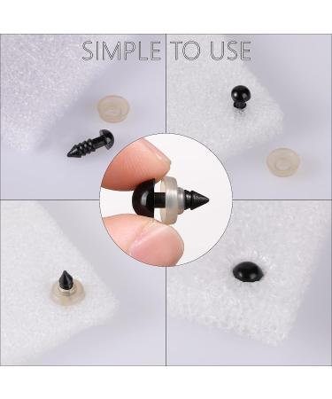 700 Pcs Black Safety Eyes for Amigurumi & DIY Halloween Decorations | Plastic Crochet Safety Eyes 6-14mm with Washers - Buy Online on GoSupps.com