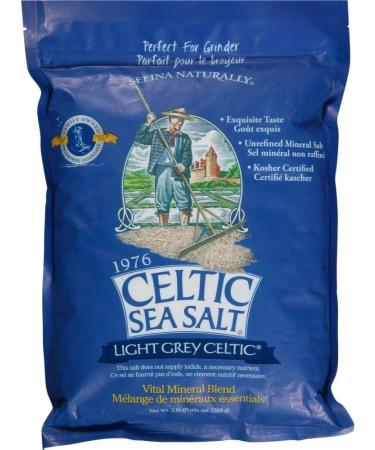 Light Grey Selina Celtic Coarse Sea Salt | 5 lbs Bag