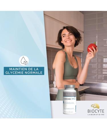 BIOCYTE Cr Chrome Oligosorb - Compl ment Alimentaire Glyc mie Normale - A base de Chrome Levure de Bi re et Niacine - 60 G lules - Programme de 2 Mois - Buy Online on GoSupps.com
