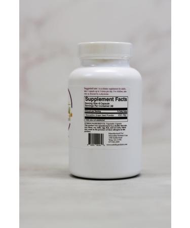 NOBILITY Naturals Muscadine Seed Capsules Antioxidant & Cardiovascular Support Supplement with Natural Vitamin E & Polyphenols - Buy Online on GoSupps.com