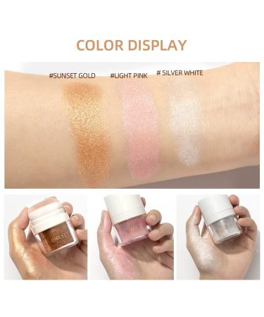 Polvo De Hadas Shimmering Powder Fairy Bomb Highlighter Makeup - Long Lasting Glow for Face Illumination & Contour (Light Pink) - Buy Online on GoSupps.com