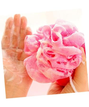 8 Pcs Mesh Sponge Shower Ball Soft Bath Pouf for Luxurious Cleansing | International Shipping Available - Buy Online on GoSupps.com