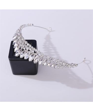 Colorful Rhinestones Shimmering Hair Decorations for Wedding Parties Bridals Head Accessories Party Headpiece - Buy Online on GoSupps.com