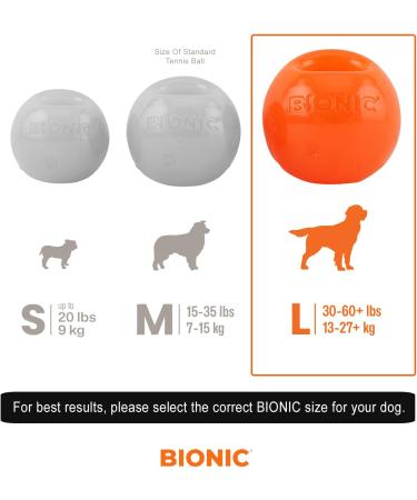 Bionic Ball - Durable 8.2 cm Dog Toy for Aggressive Chewers | International Shipping Available - Buy Online on GoSupps.com