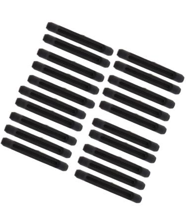 Harilla 10 Pairs of Glasses Ear Hooks Black Gray Covers Perfect for Sports Running Exercises Black as described