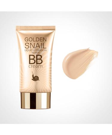 Snail Extracts BB Cream - Foundation for Blemish-free Natural Coverage and Even Skin Tone - Tinted Moisturizer for Women - Suitable for All Skin Types