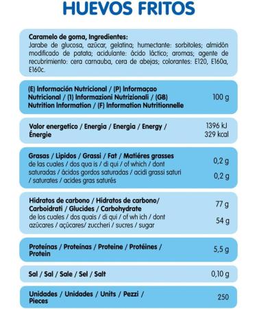  Vidal Vidal Glossy Fried Flavours - Pack of 250 Sachets - Buy Online on GoSupps.com