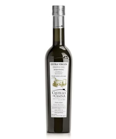 Castillo De Canena Extra Virgin Olive Oil (16.8 fl. oz.) Arbequina Cold-Pressed Purity | Rich, Bold Flavor Profile | Bread, Soup, Pasta, Salad Dressing, Vegetables | Spanish Arbequina, Fruity 16.8 Fl Oz (Pack of 1)