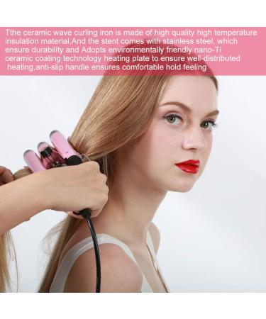 Buy ZJchao 32mm Hair Waver & Curling Wand - Fashionable Triple Pipe Hair Curler for DIY Beach Waves & Stylish Curls - Buy Online on GoSupps.com