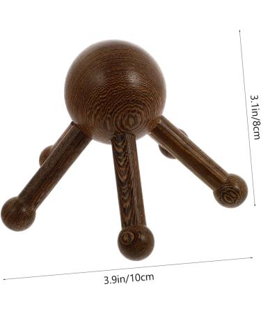 TOVINANNA 3 STK Octopus Head Massage Device - Five Claws Comb for Scalp Relief | Spa Quality Wooden Scratcher for Ultimate Relaxation - Buy Online on GoSupps.com