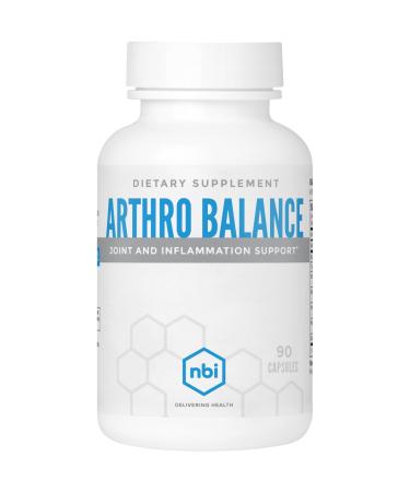 NBI Arthro Balance for Joint Health and Healthy Inflammation Balance | Standardized Botanical Extracts Boswellia Ashwaghanda Bromelain Turmeric Root Extract Pine Bark Extract | 90 Capsules