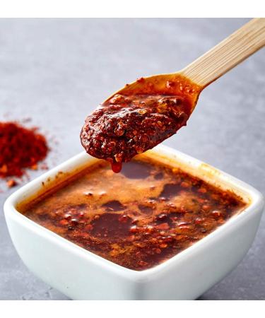 Sichuan Chili Flakes - Medium Spicy & Fragrant 100g for Noodles & Chili Oil - Buy Online on GoSupps.com