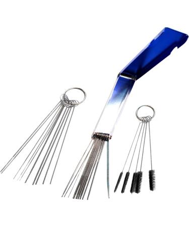 Carburetor Carbon Dirt Jet Cleaner Tool Kit 10125 Cleaning Wires Needles with Brushes Set of 3 Cleaning Brushes for Welder Carb Chainsaw Spray Guns Torch Tips Firing Stove Burner Holes - Buy Online on GoSupps.com