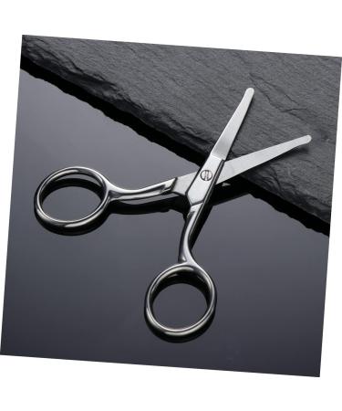 NOLITOY Stainless Steel Nose Hair Trimmer & Mustache Shears - Precision Round Tip Nose Hair Shears for Men & Women - Buy Online on GoSupps.com