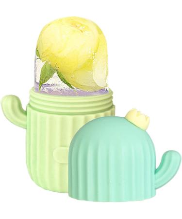 Silicone Face Ice Molds | Cactus Shaped Ice Cube Molder | Reusable Ice Facial Cooling Cube | Ice Cube Cactus Shaped Cold Roller Ice Cube Roller for Facial Reliefs Cold Roller for Skin Care Supplies Yellow Blue - Buy Online on GoSupps.com