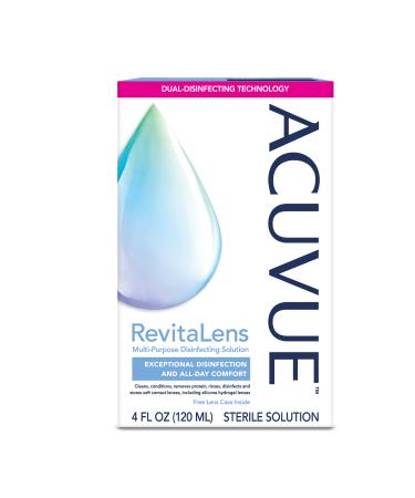 ACUVUE RevitaLens Multi-Purpose Disinfecting Solution, 4 oz. (Pack of 2)