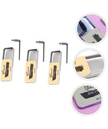 TOVINANNA 3 Sets Eyebrow Soap Brow Soap Kit Brow Cosmetics Powder Woman Colorless Styling Cream Gel Texture - Buy Online on GoSupps.com
