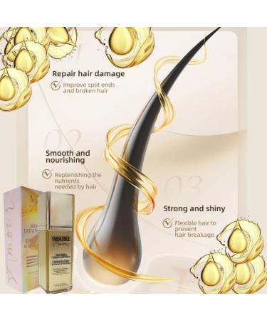 Veganic Hair Growth Serum - Natural Oil for Thickness Alopecia Reduction & Stronger Hair - Buy Online on GoSupps.com