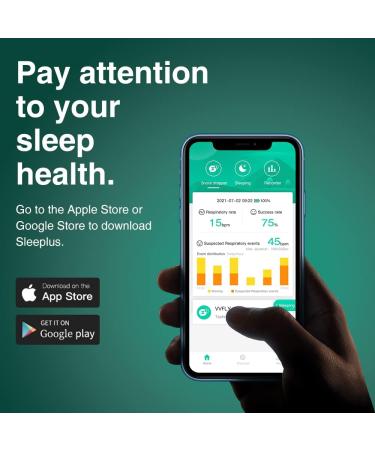 SNORE CIRCLE Smart Throat Anti Snoring Device Pro - Stop Snoring & Sleep Apnea, with Bluetooth App for Real-time Tracking and Sleep Data - Buy Online on GoSupps.com