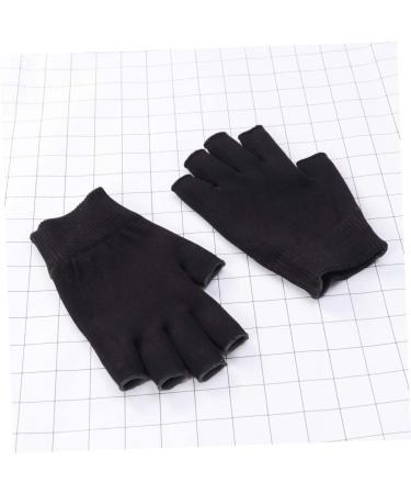 minkissy 2 Pairs Moisturizing Gloves Black Gloves Mositurizing Glove Mositurizing Fingerless Glove Gel Gloves Hydrating Glove Spa Glove Whitening Glove Simple Apparel - Buy Online on GoSupps.com