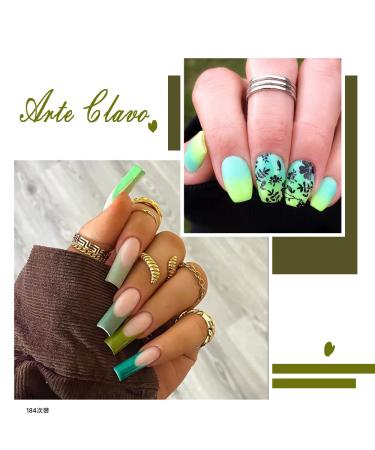 Arte Clavo Gel Nail Polish Set - 20 Colors 5ml All Seasons Collection - Nude Gray Pink Blue Glitter Starter Kit - Soak off, Nail Lamp, Nail Art Manicure - DIY Salon Home Gift for Women - Buy Online on GoSupps.com