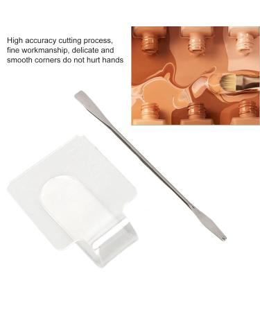 Buy Acrylic Cosmetic Mixing Palette Set - Transparent Mixing Palette & Spatula for Professional Makeup | International Shipping - Buy Online on GoSupps.com