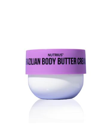 Nutrius Brazilian Body Butter Cream Botanical Bliss - Infused with Exquisite Botanicals for Luxurious Hydration and Nourishment - Unveiling Your Skin's Natural Radiance - 6 FL OZ