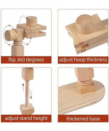 Adjustable Embroidery Stand  Guofa Embroidery Hoop Stand Rotated Cross Stitch Stand  Hands Free Embroidery Hoop Holder for DIY Craft  Sewing Needlepoint Frame Stand Classic Embroidery Stand - Buy Online on GoSupps.com
