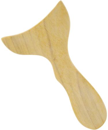 Verdant Touch Wood Gua Sha Board - Natural Body Massage Tool for Muscle Relaxation & Tiredness Relief | 17.8 cm - Buy Online on GoSupps.com