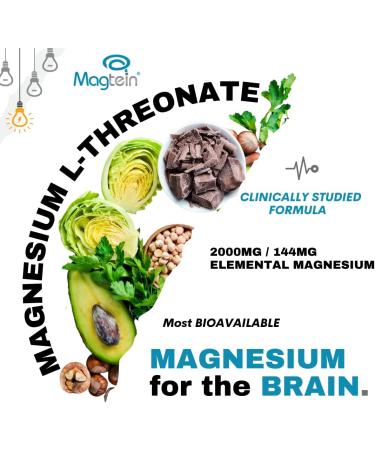 Bricker Labs MAGTEIN Magnesium L Threonate 90 Capsules - Memory & Learning Support - Buy Online on GoSupps.com