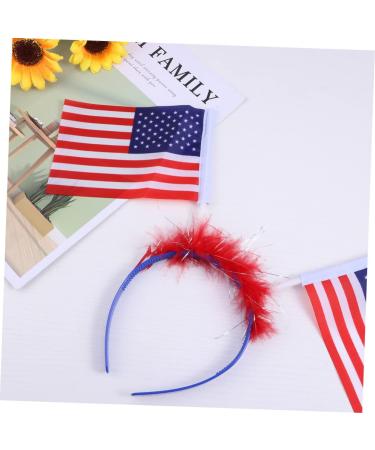 FRCOLOR United States Flag America Flag Ladies Headbands American Flag Women Headband Hairband Flag Hair Hoop Flag Headband Miss Girl Headgear medium As Shown - Buy Online on GoSupps.com