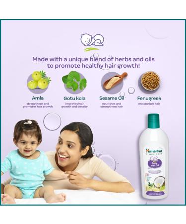 Himalaya Baby Hair Oil 100ml - Nourishing & Gentle Care for Your Baby's Hair | Buy Online Worldwide - Buy Online on GoSupps.com