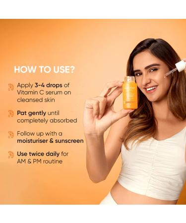 Do't & Key 10% Vitamin C + E 5% Niacinamide Serum | Vitamin C Serum For Glowing Skin | Fades Dark Spots | Vit C Serum with Blood Orange & Pumpkin | For Uneven & Dull Skin | For All Skin Types | 20ml - Buy Online on GoSupps.com