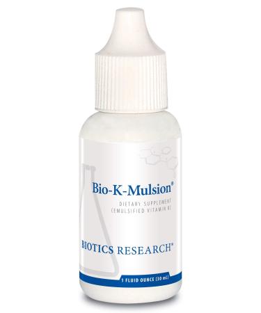 BIOTICS Research Bio K Mulsion Strong Bones Heart Health Blood Clotting Support Liquid Vitamin K K1 phytonadione  1 fl oz - Buy Online on GoSupps.com