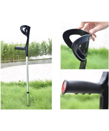 10 Levels of Height Adjustable Forearm Crutches Crutches for Walking with Arm Support Crutches for Adults with Rubber Handles Comfortable Grip and Wear-Resistant Medical Mobility Accessories (1 Pcs) - Buy Online on GoSupps.com