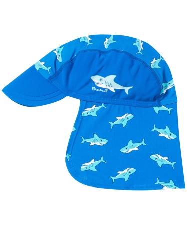 Playshoes Unisex Children UV Protection Hat Swimming Cap Headgear 53 Shark