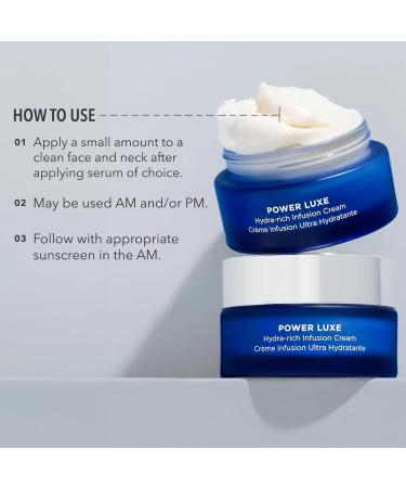 HydroPeptide Power Luxe Hydra-Rich Infusion Night Cream - 1oz | Anti-Aging Moisturizer for Radiant Skin - International Shipping Available - Buy Online on GoSupps.com