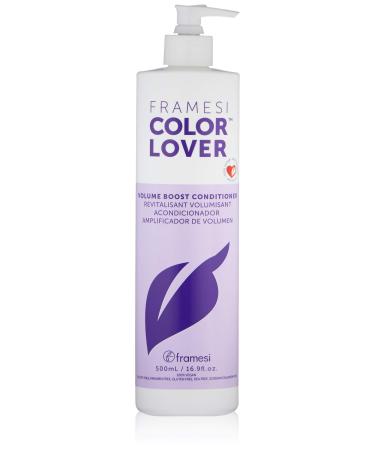 FRAMESI Color Lover Volume Boost Conditioner  Sulfate Free Volumizing Conditioner with Quinoa and Coconut Oil  Color Treated Hair Floral 16.9 Fl Oz (Pack of 1)