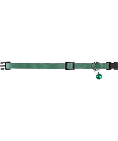 Murom Breakaway Leather Cat Collar with Bell | Adjustable and Soft Kitten Collar in Pink, Brown, Blue, Green, Red - Buy Online on GoSupps.com