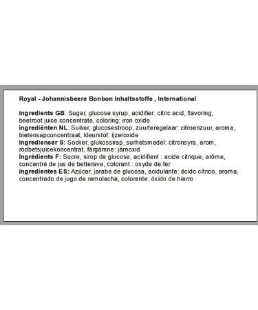 500 g Royal currant - a delicious royal candy - Buy Online on GoSupps.com