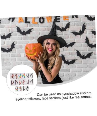 Ipetboom 8 Pairs Eye Shadow Eyeliner Stickers Eye Stickers Eye Eye Makeup Stickers Eye Shadow Stickers Eye Liners Sticker Makeup Stickers Paper Halloween Eyeshadow - Buy Online on GoSupps.com