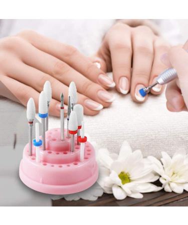 FHYT Nail Drill Bit Stand Holder - 48 Holes Display Organizer for Nail Drills | International Shipping Available - Buy Online on GoSupps.com