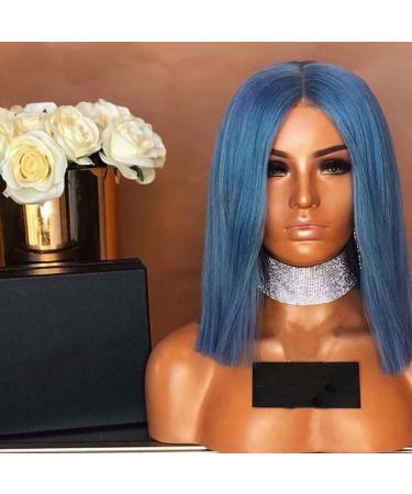 Long Blue Wig for Women | Brazilian Straight & Curly Hairstyles | Perfect for 50s 60s 70s 80s Parties - International Shipping Available - Buy Online on GoSupps.com