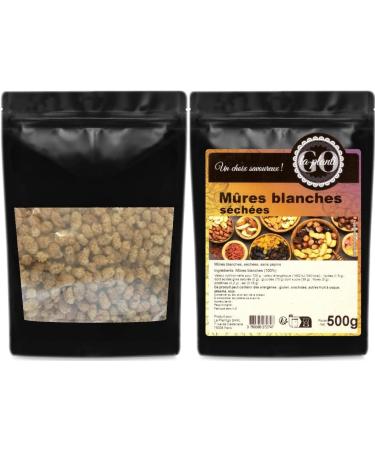  LA PLANTIGO Dried seedless white mulberries 500g - LA PLANTIGO - Buy Online on GoSupps.com