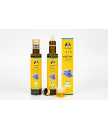 Buy 2 x 250ml Ralf Moll Linseed Oil with DHA & EPA - Omega 3 Oil Fresh Mild Taste - International Shipping Available - Buy Online on GoSupps.com