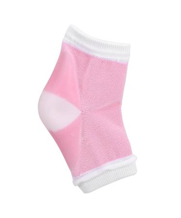 Moisturizing Cracked Heel Socks - Gel Spa Foot Care Open Toe Protector (Pink) for Smooth Heels - Buy Online on GoSupps.com