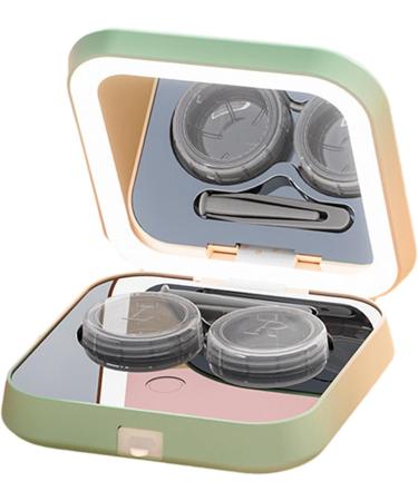 Fenteer Eye Contact Lens Container with Mirror - Travel-sized Premium Leakage-proof Storage Solution - Buy Online on GoSupps.com