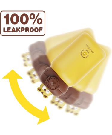 Zoyzoii 450ml Children's Stainless Steel Drinking Bottle with Straw & Bag - Thermos for Kindergarten - Yellow - Buy Online on GoSupps.com