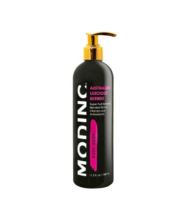 Luxury Body Wash Australian Luscious Berries Formula Hydration Blend Vegan Cruelty Free Pump 11.5 Ounces
